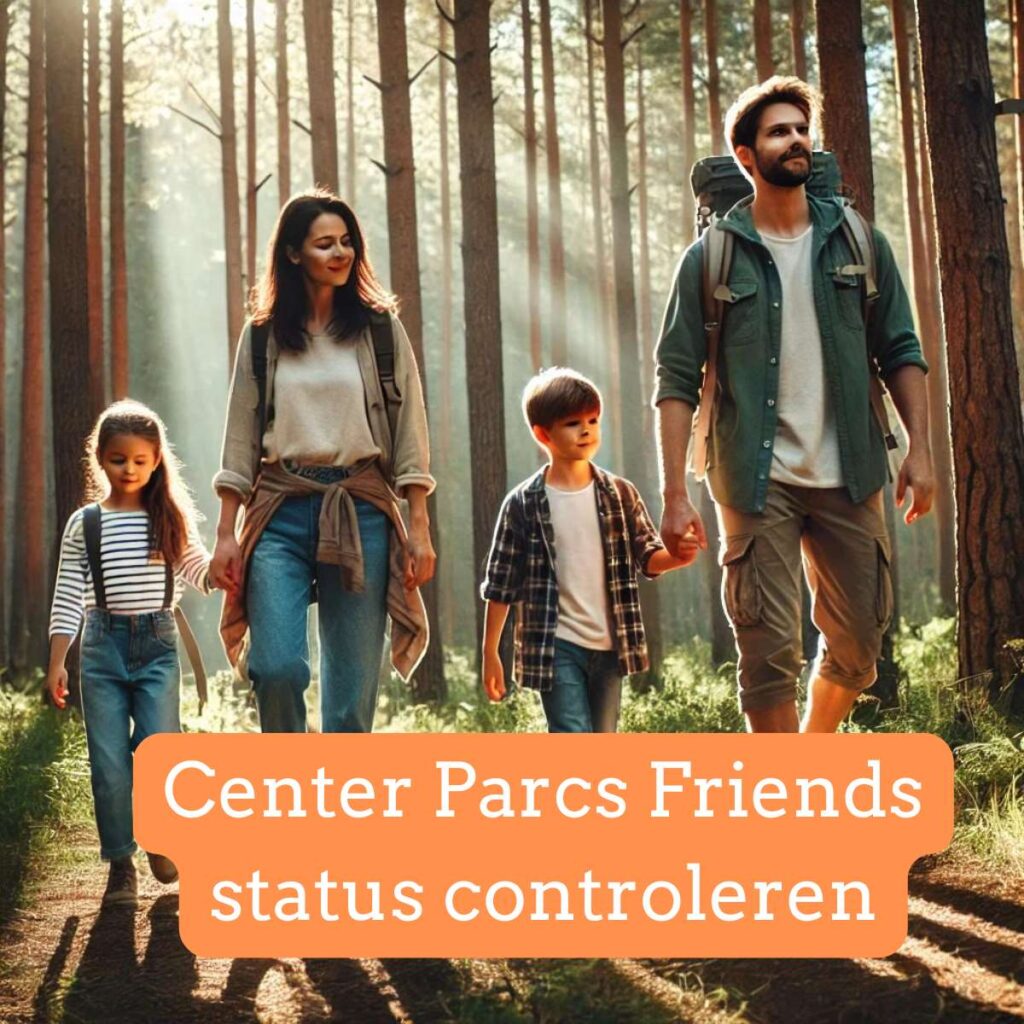 Center Parcs Friends status controleren